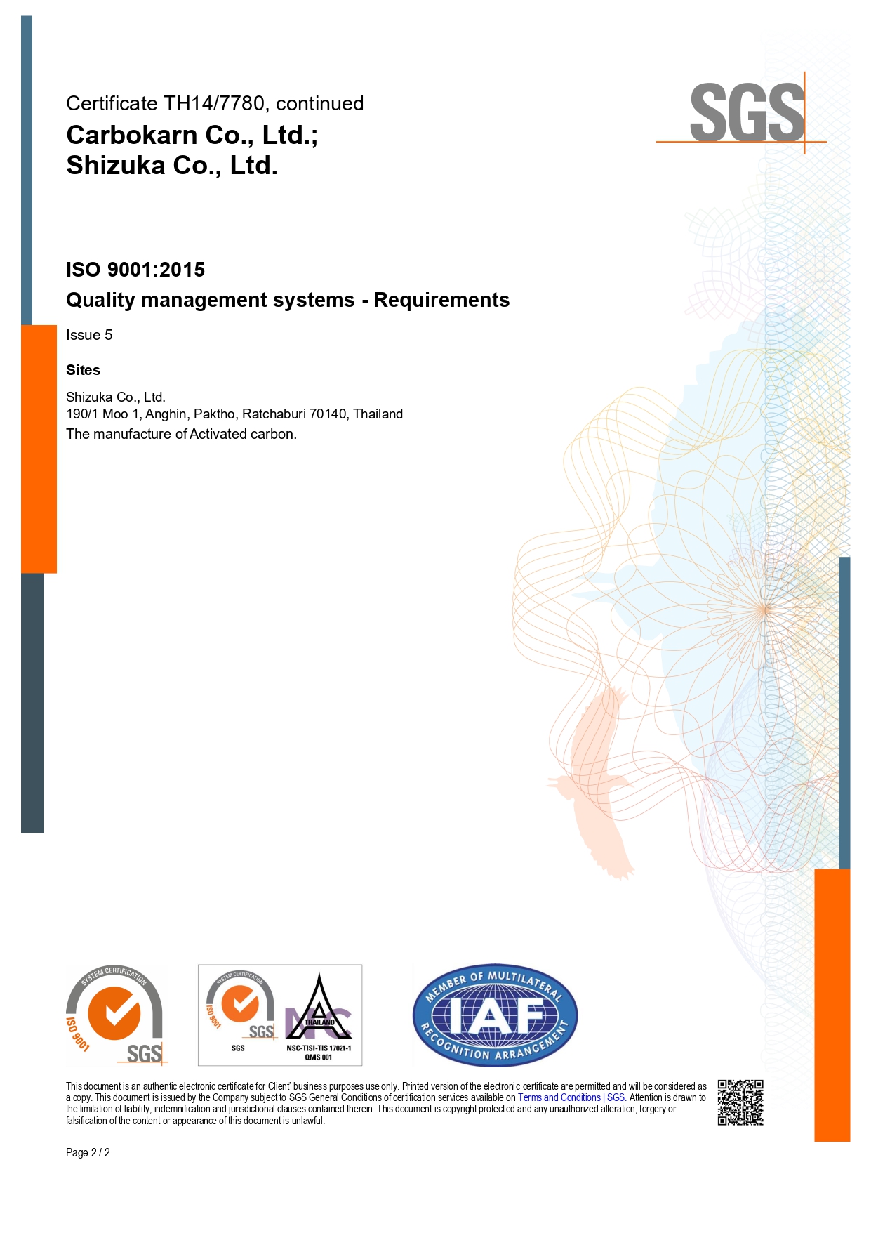 SGS_ISO 9001_2015_TH147780_ NAC CK SK2029_page-02