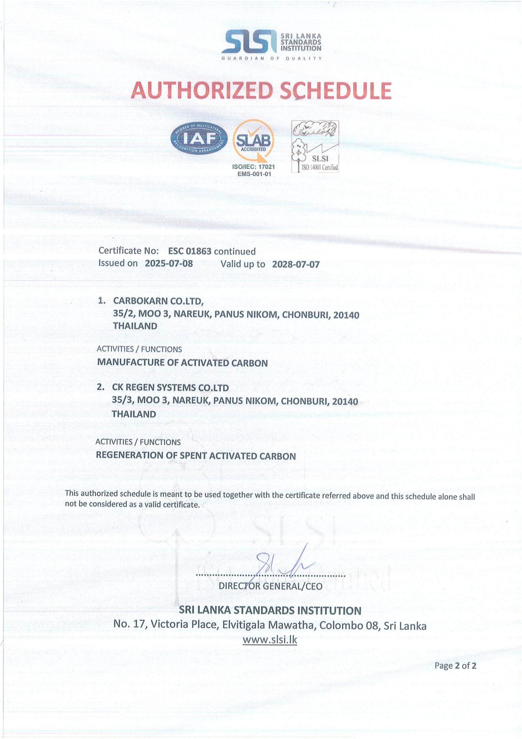 ISO Cer 14001-2